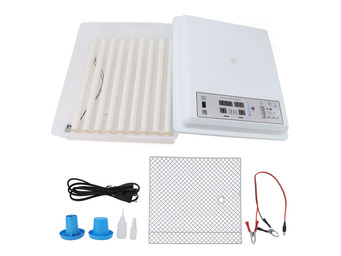 Incubadora de huevos de gallina totalmente automática, inteligente, con temperatura constante, para 64 huevos, ideal para incubar pollos, codornices y patos.