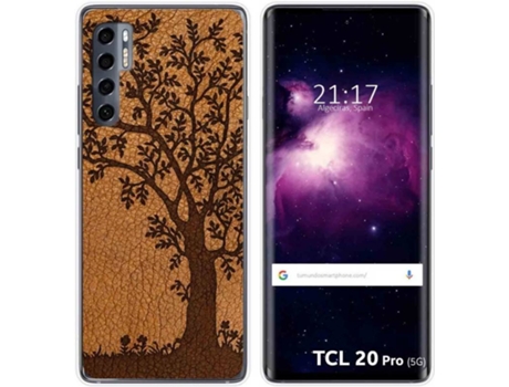 Carcasa TCL 20 Pro 5G TUMUNDOSMARTPHONE Cuero 03 Multicolor