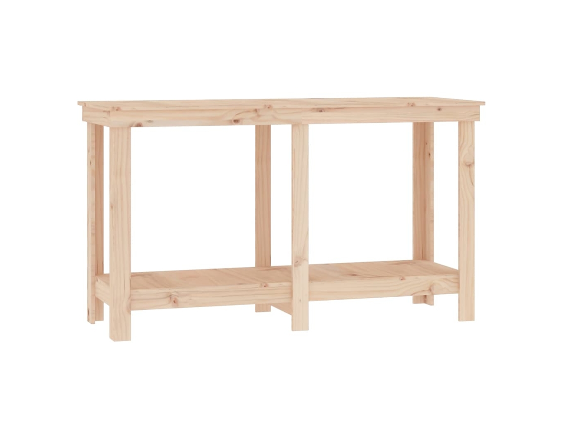 Maison Exclusive - Banco De Trabajo De Madera Maciza De Pino 140x50x80 Cm