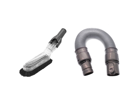 Ad-cepillo de cortina antiestático, cepillo suave para polvo para Dyson y manguera de extensión, accesorio Flexible para Dyson V6 Dc34 Dc44 Dc58
