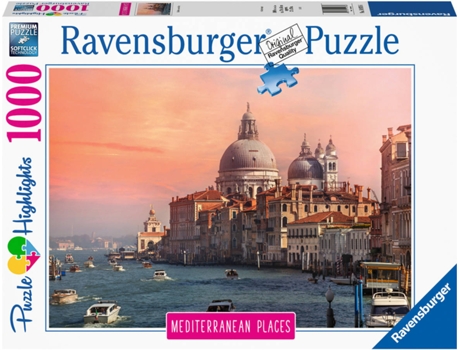 Puzzle RAVENSBURGUER Italia Mediterráneo (Edad Mínima: ‍14 Años - 1000 Piezas)