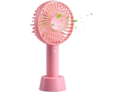 Ventilador De Escritorio Usb Ventilador Refrigeración Portátil Recargable Mini Con Soporte Para Teléfono