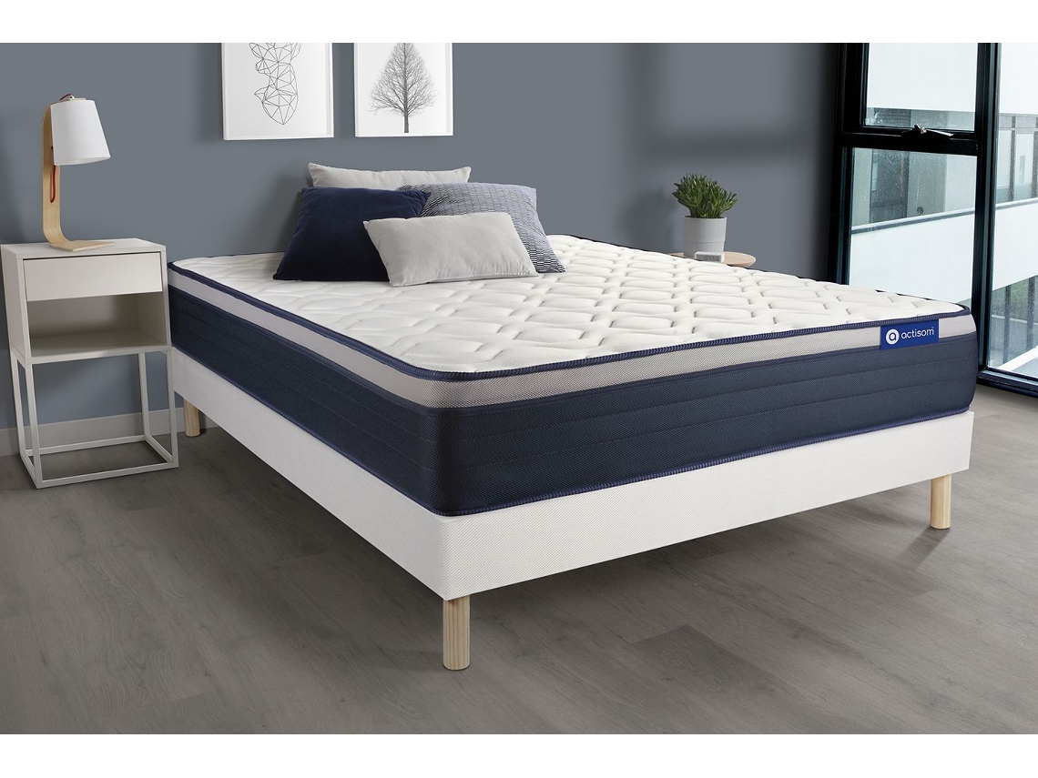 Somier Actiflex Multiláminas Zonas ACTISOM Espuma con memoria Blanco (140x190)