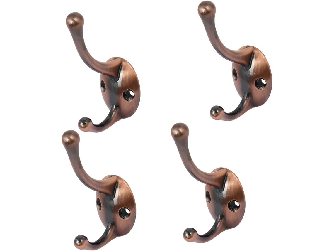 Juego De 4 Accesorios De Baño, Gancho Metálico Para Llaves, Para Toallas, Soporte De Pared