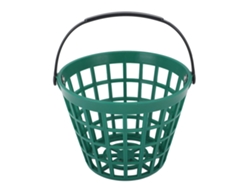 Vlrla-cesta De Pelotas De Golf Con Mango Contenedor Plástico Nylon Verde Almacena Hasta 50 Unidades
