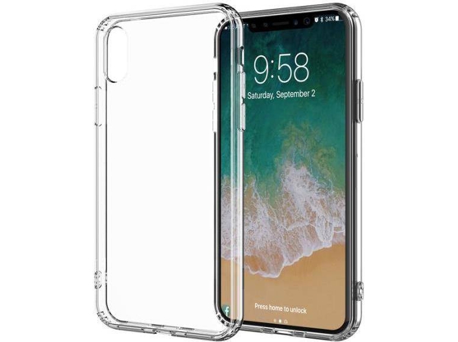 Funda iPhone X, XS PURO Clear Transparente