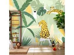 Papel de Pared ARTGEIST Cheetahs in the Jungle - First Variant (245x175)