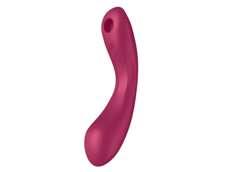 Succionador de Clítoris SATISFYER Curvy Trinity 1 (Rojo - ABS)
