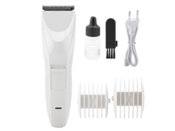 Cortadora De Pelo Eléctrica Blanca Simple Ultra Silenciosa Set De Corte Para Adultos Y Niños