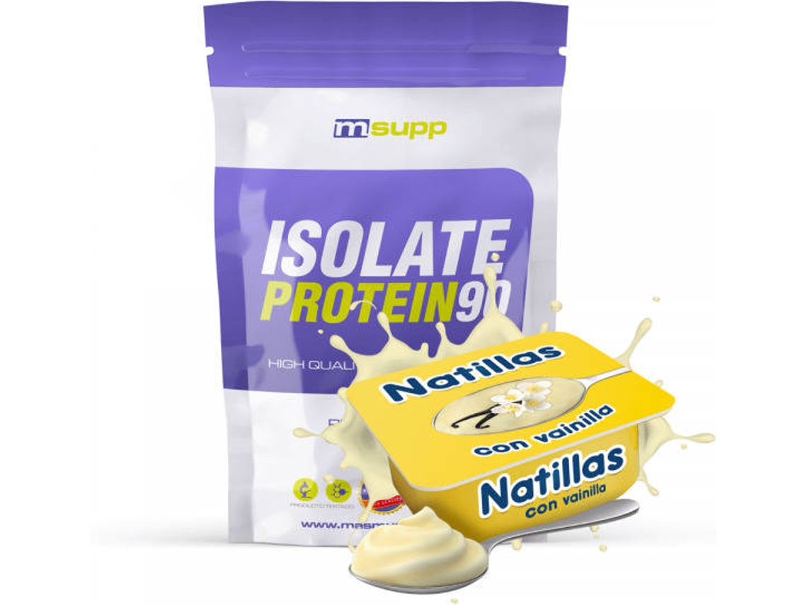 Isolate 90 Cfm - 1kg Natillas De Vainilla Masmusculo