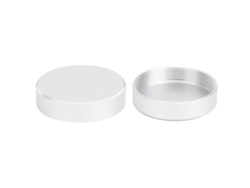 TRUYUETY 2 Unidades de Tapa Trasera para Objetivo M42 Tapón Protector de Repuesto Compatible con Cámara M42 Plata
