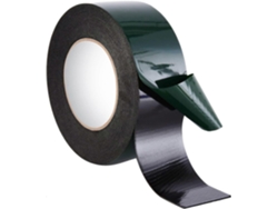 Cinta De Espuma Doble Cara Impermeable 10m X 50mm Adhesiva Resistente Al Agua Y Temperatura Para Decoración Y Montaje Negro