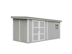 Caseta de jardín de primera calidad Timbela M940 Tundra Grey (11,47 m², 231 x 248 x 530 cm)