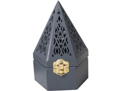 Quemador De Perfume Antiguo De Madera De Pino, Caja Piramidal Hueca Para Decoración De Aromaterapia.