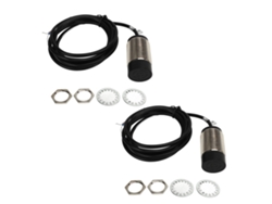 2 Juegos De Interruptores De Proximidad Inductivos De 15 Mm Con Sensor De Proximidad, 6-36 V Cc Npn, Ip67