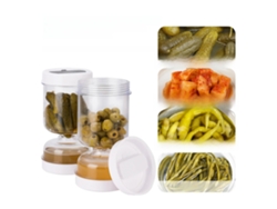 Juego De Cucharas Para Mostaza De Oliva Con Colador, Recipiente Hermético Para Almacenar Alimentos