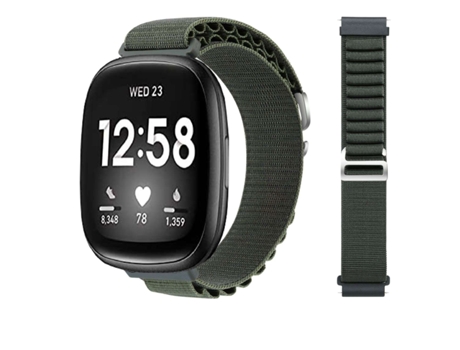 Correa Alpine G-Hook Ajustable Fitbit by Google Versa 2 Verde