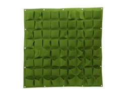 Bolsa De Cultivo Vertical Para Montaje En Pared Con 72 Bolsillos, Fabricada En Fieltro Ecológico, Para Jardinería De Exterior E Interior.