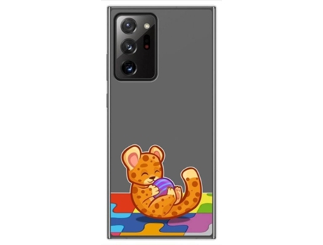 Carcasa Samsung Galaxy Note 20 Ultra TUMUNDOSMARTPHONE Dibujos Transparente Multicolor