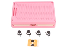 Caja De Almacenamiento De Juguetes Con Tapa Y Ruedas, Organizador Plegable Multifuncional, Rosa.