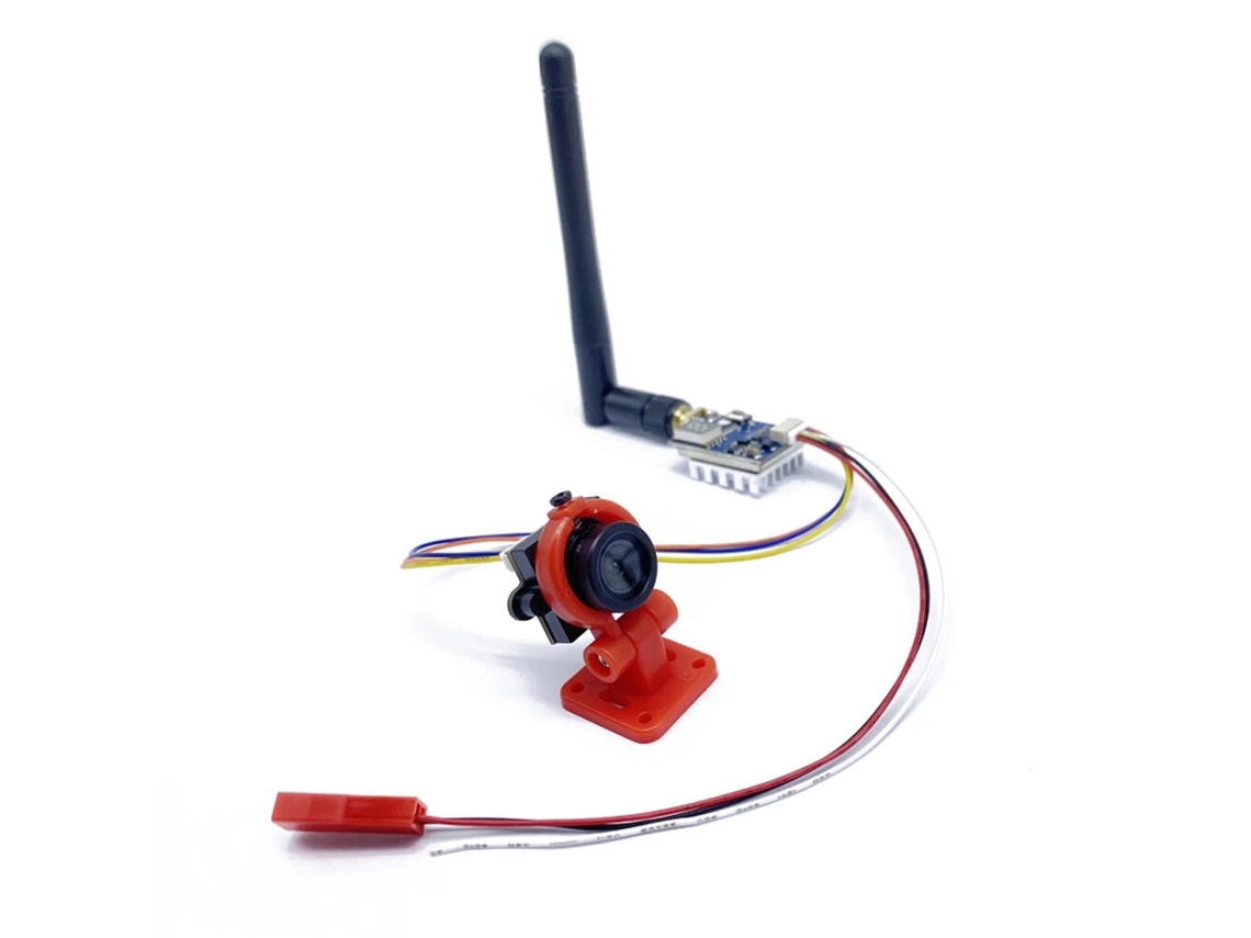 Ewrf Aio Vtx Camera Tx5823 5.8ghz 40ch 600mw Fpv Transmitter + 700tvl 2.8mm Cmos 120 Cámara Gran Angular Compatible Con Baterías 2-3s Para Drones Rc