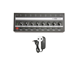 Amplificador De Auriculares Estéreo Profesional De 8 Canales Con Bajo Nivel De Ruido, 100-240 V, Enchufe Europeo.
