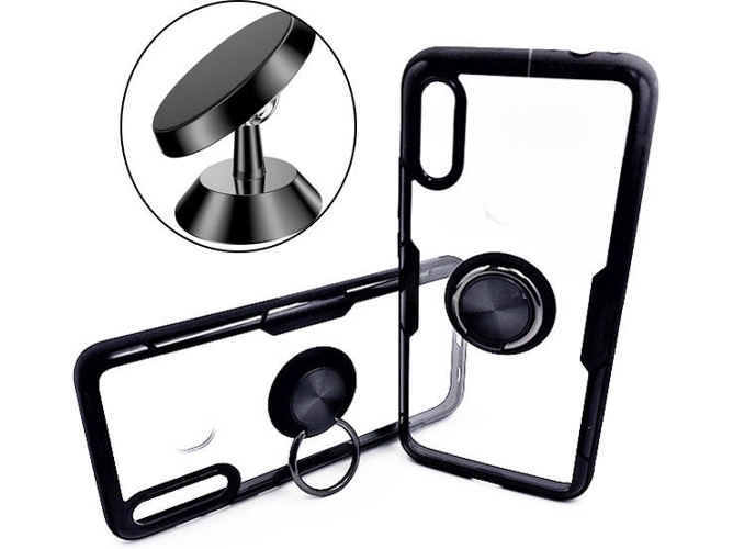 Kit Soporte Magnético y Carcasa Honor 8X Clear Armor Transparente