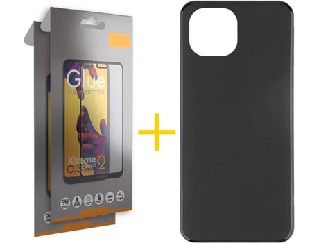 Kit Funda + 2 Protectores de Pantalla Apple iPhone 13 SKYHE Liso Negro