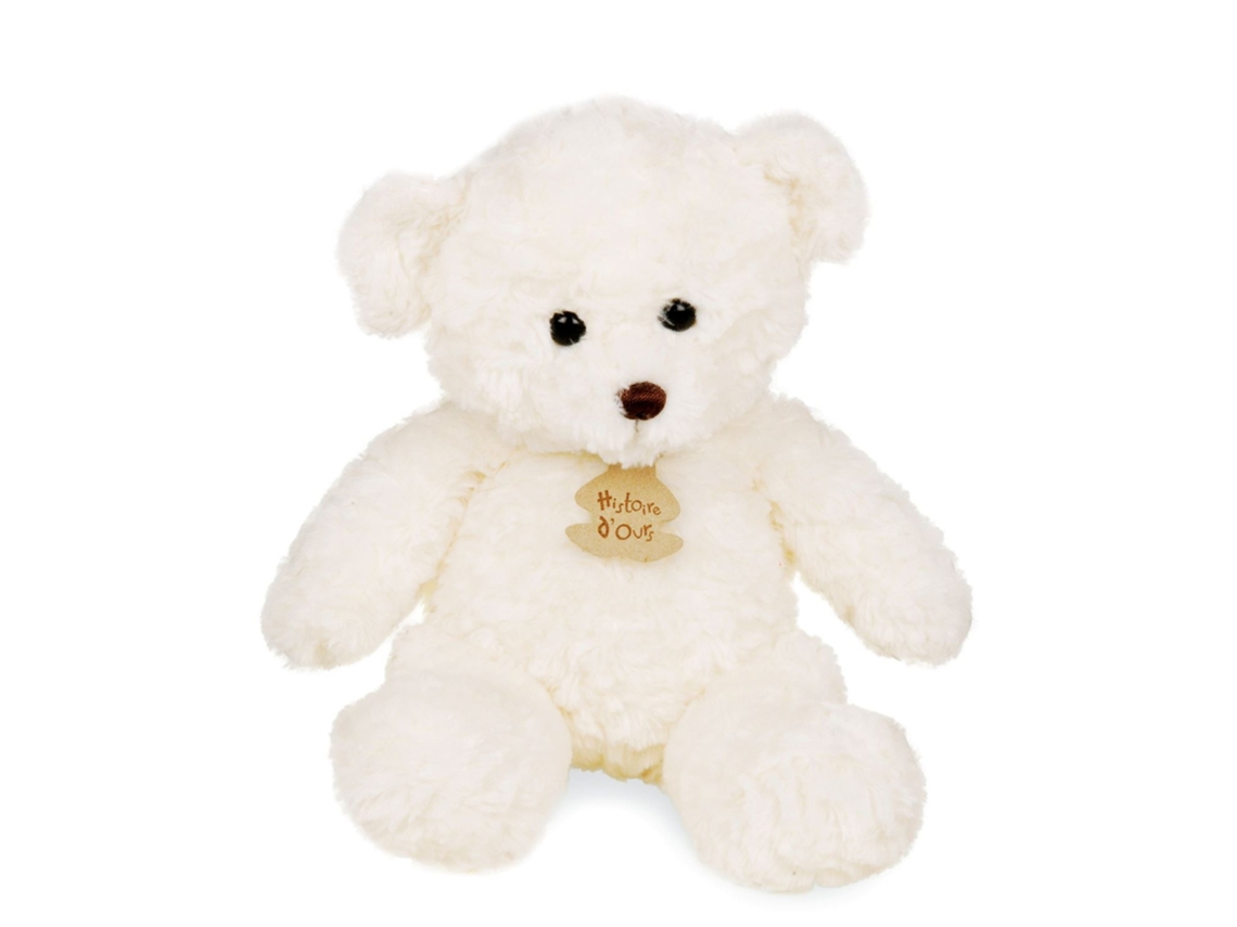 Peluche HISTOIRE D'OURS (Polyester - Beige - 21 cm)