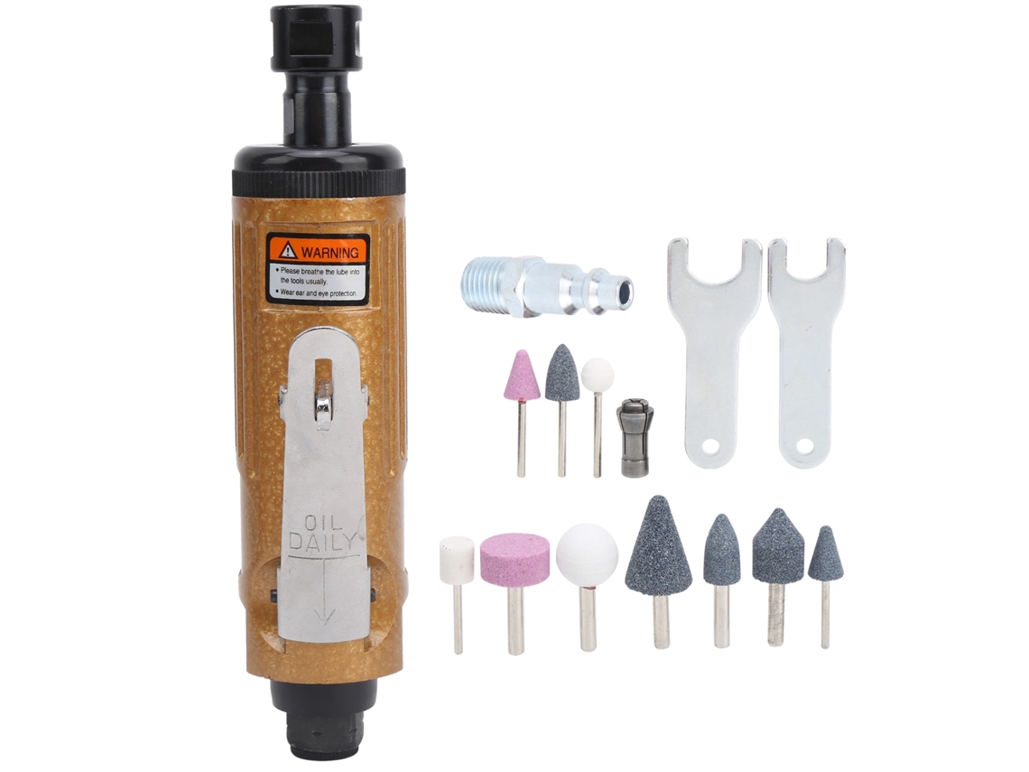 Máquina De Pulido Y Tallado Neumático Air Die Grinder Kp-621 Estilo Americano 22000rpm 0.6mpa