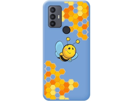 Carcasa para TCL 30 SE TUMUNDOSMARTPHONE Silicona Líquida Dibujos Azul