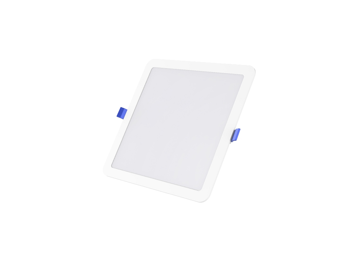 Placa Led 24w Cuadrada Solid Corte 210x210 Mm 6500k Triac Branco Frio