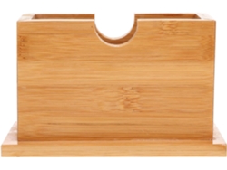Caja Para Pañuelos Y Servilletas De Bambú Con Diseño Sencillo Y Elegante.