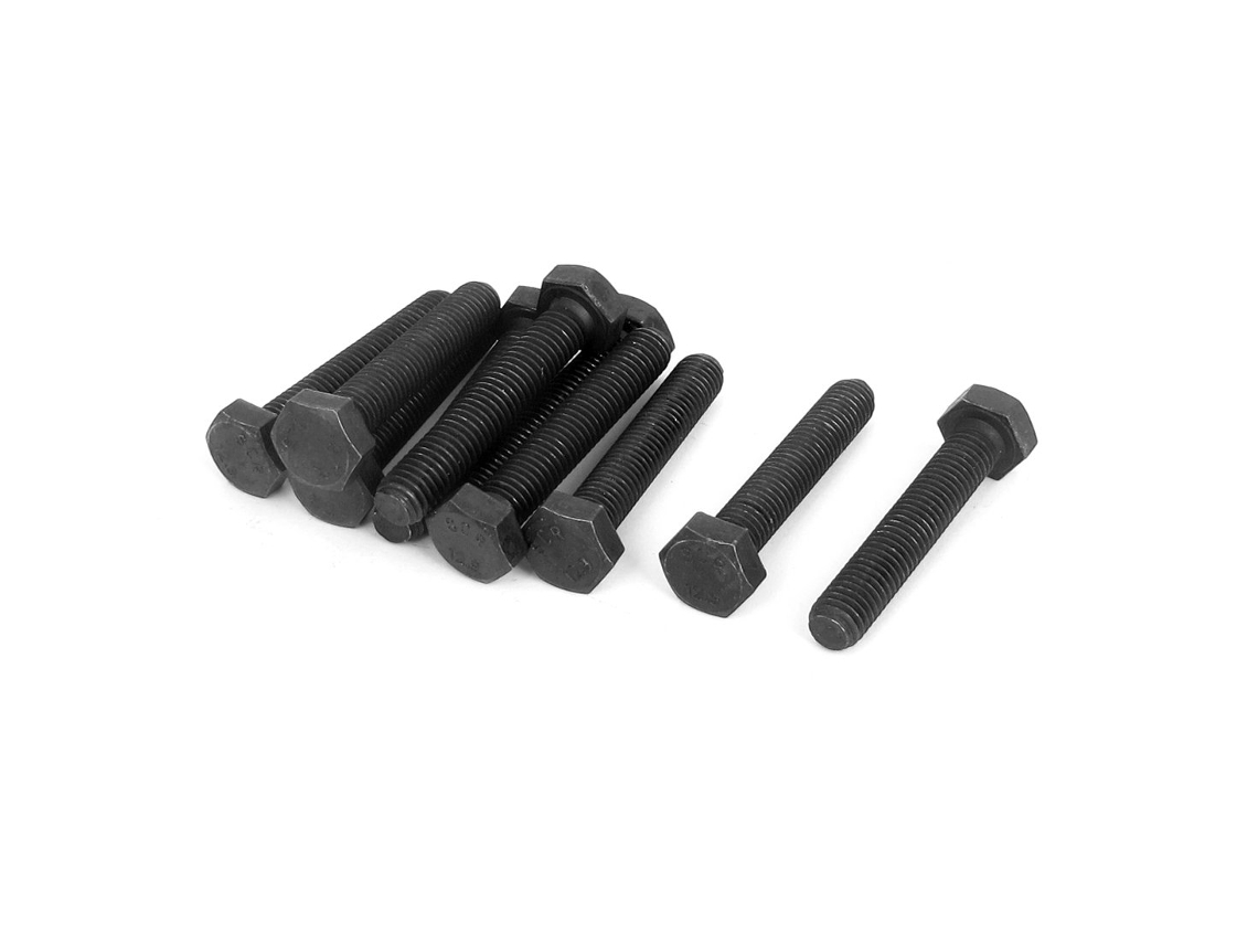 10 piezas de pernos hexagonales internos M8 x 45 mm negros DIN 933 CHABERLU (397904500a47de56fbca7ce748a3ae22)