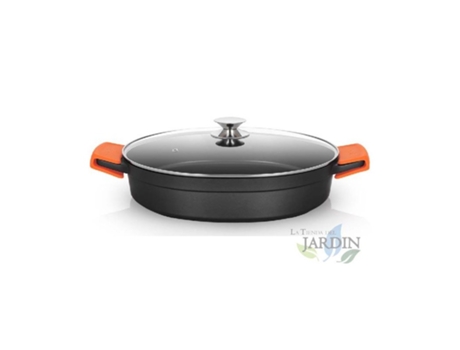 Cacerola Baja De Aluminio Fundido ORBEGOZO Full Induction Ø 36Cm.