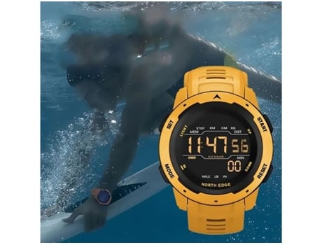Reloj inteligente impermeable para deportes al aire libre podómetro multifuncional negro VEANXIN