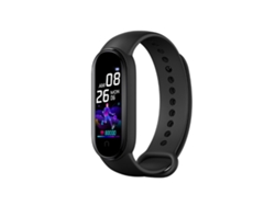 Pulseira Inteligente M5 Monitor Cardíaco Pressão Sanguínea Oxigênio Sono Ip67 Aprovação Android Ios