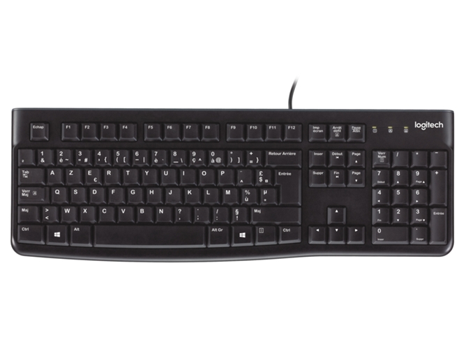 Teclado LOGITECH K120 For Business (Belga - Negro)
