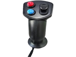 Palanca De Efecto Hall Industrial, A60 + Interruptor Basculante Vertical De 2 Botones