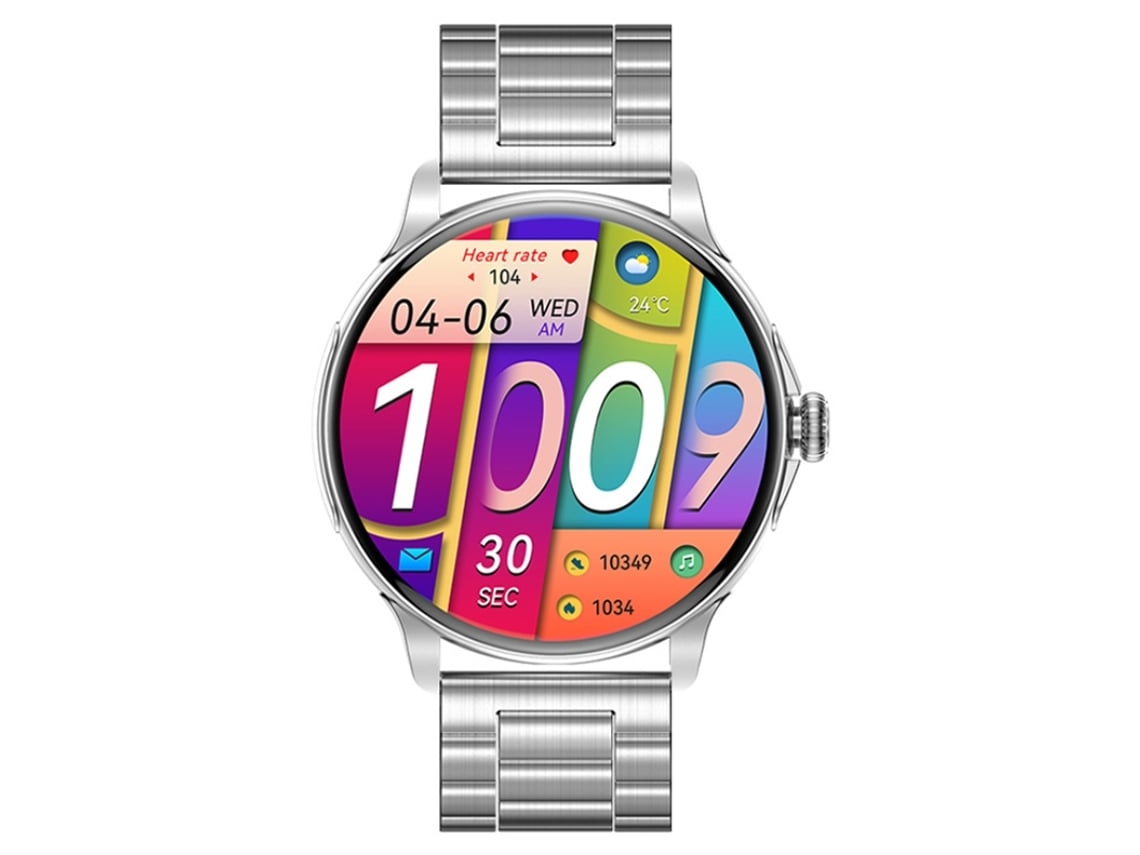 Reloj inteligente YUNZII con llamadas Bluetooth y control de voz (no aplicable)