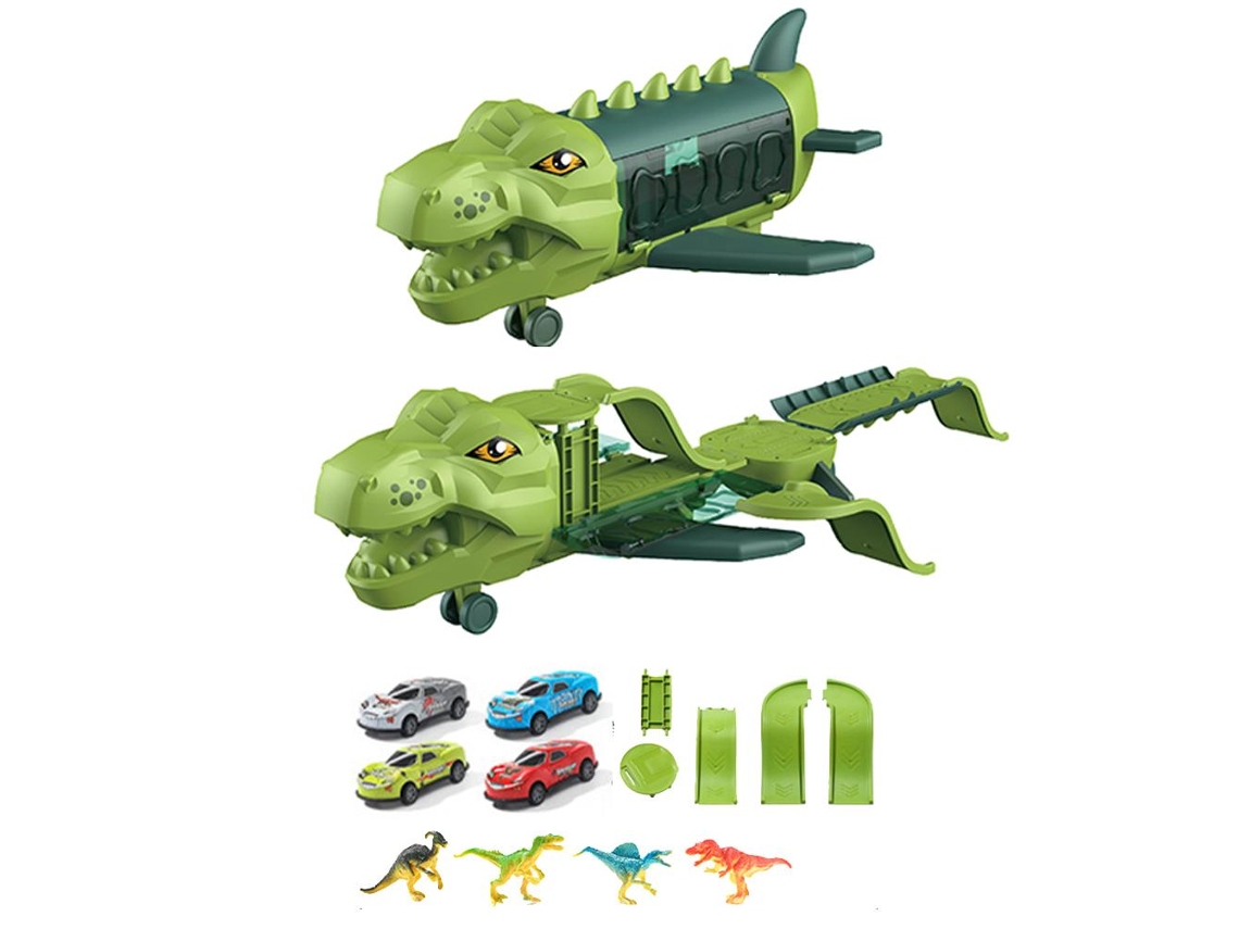 Avión De Juguete De Dinosaurio Con Rieles, Camión De Retroceso, Regalo Para Niños