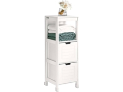 Armario de Baño SOBUY FRG127-W (MDF - 30x89x30 cm)