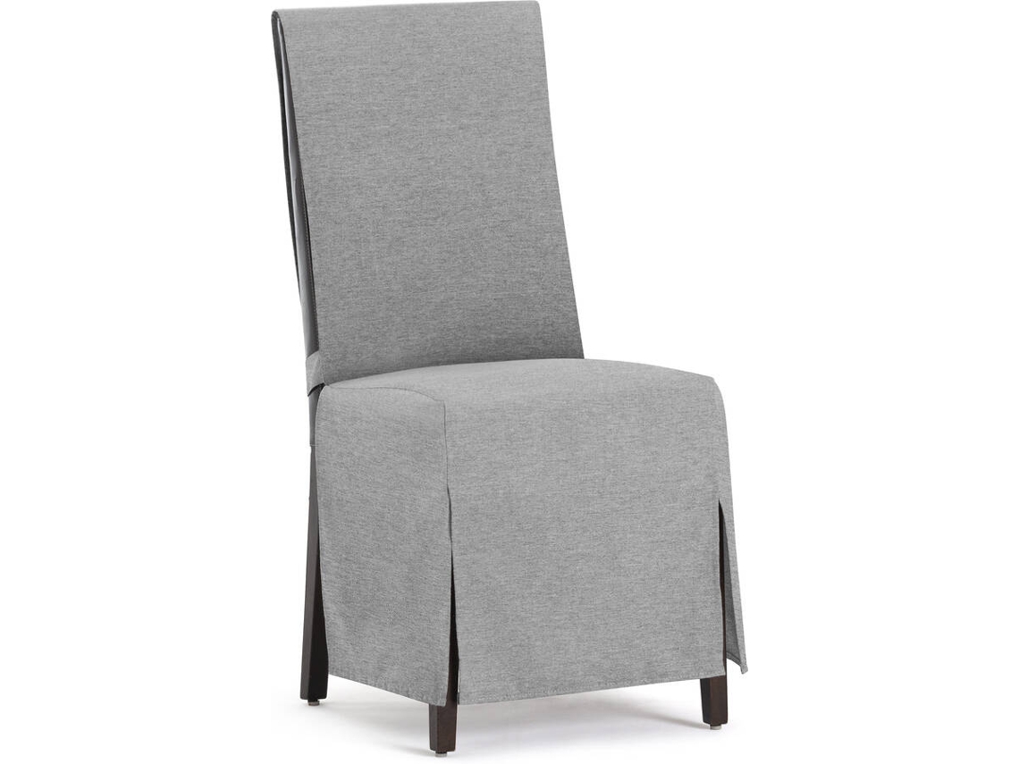 Funda de Silla EYSA Premium Valeria Pack de 2 Fundas Universal (45 x 40 x 135 cm - Poliéster y Algodón - Gris)