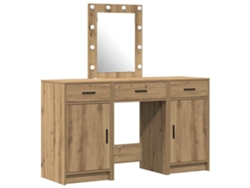 Mesa Tocador | Mesa De Vestidor Marrón 50 X 41 X 135 Cm Madera De Ingeniería