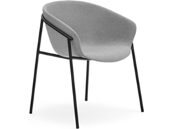 Sillón BAZAR MONDIALE Hug (Gris Claro - Metal y Tela - 59x67x79 cm)