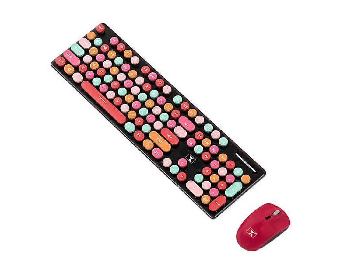 Teclado y ratón inalámbricos recargables para portátil Everley891
