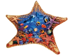 Rompecabezas de animales de Steve Sundram, diseño de estrella de mar, 600 piezas, cartón