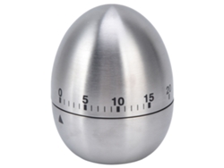 Temporizador De Cocina Mecánico Para Huevos, 60 Minutos, Acero Inoxidable, Escala Clara, No Requiere Pilas.