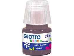 Pintura para Carteles Líquido GIOTTO Decor Acrílico Sepia (25ml)