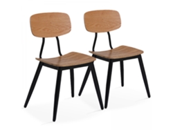Juego de 2 sillas de madera FSC®